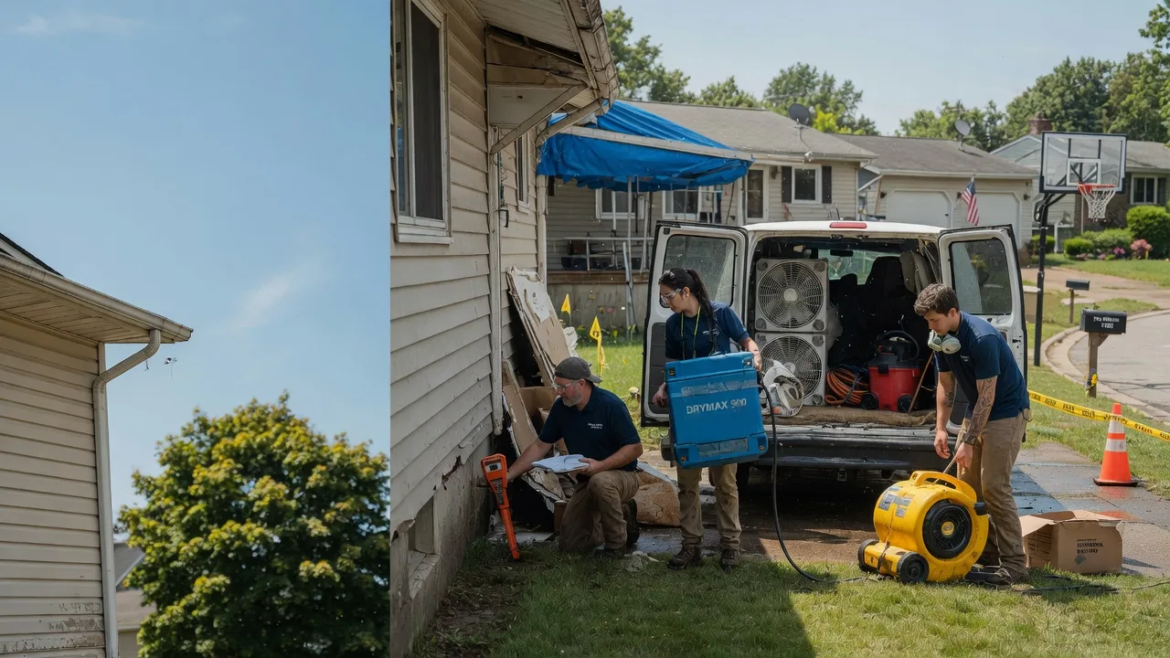Ceiling Leak Cleanup in Vinton, OH near me