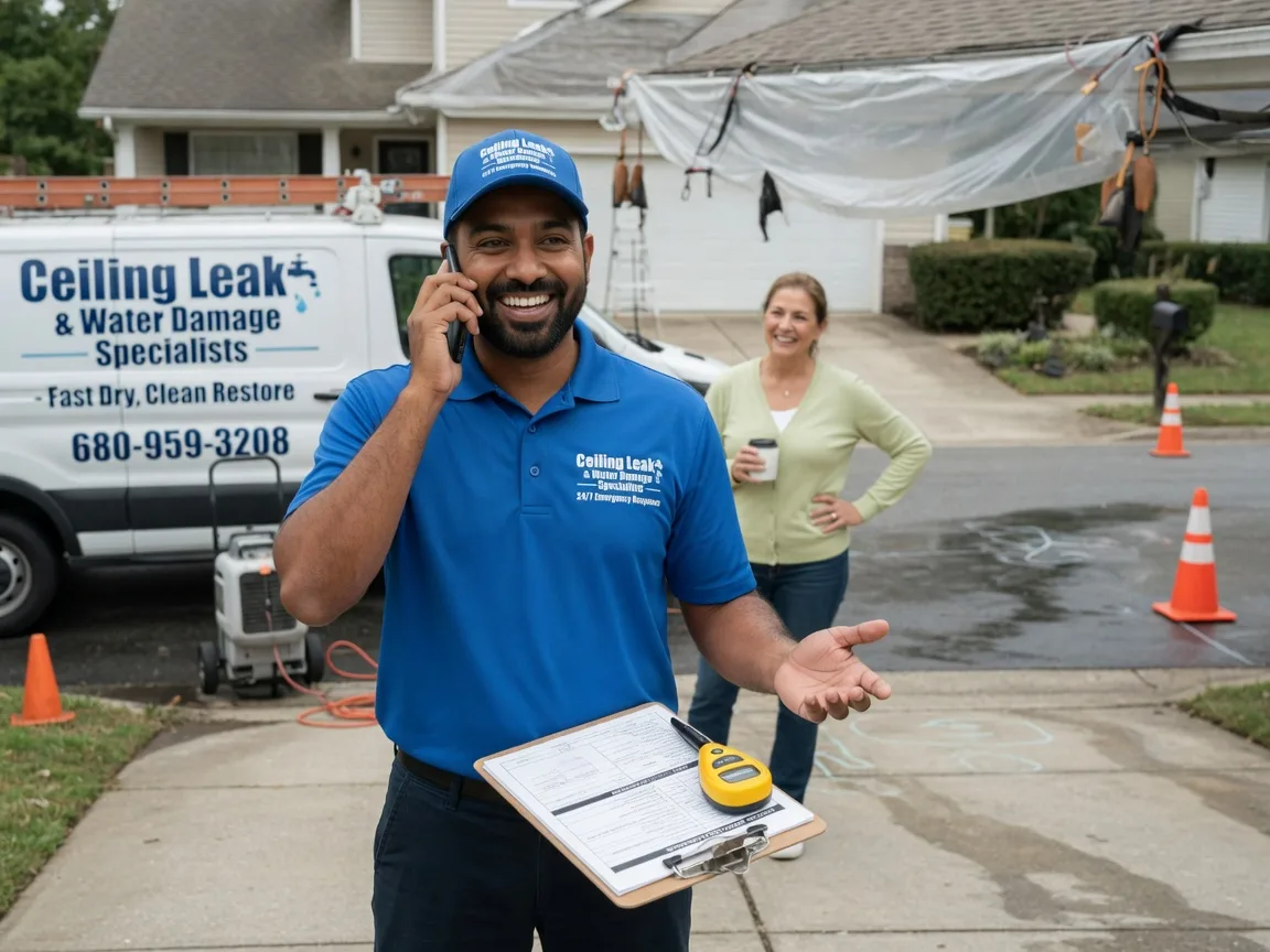 Ceiling Leak Cleanup Vinton, OH FAQs